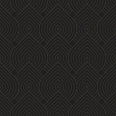 Seamless pattern Dynamic stylish linear texture. Repeating geometric background. Oriental pattern. Wallpaper, wrapper, packaging. - 294647856