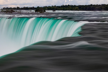 Larga exposición de una cascada