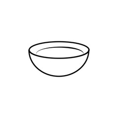 plate icon vector flat design template