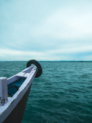 Fototapeta premium boat on the sea