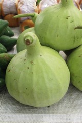 fresh calabash for cooking at street food