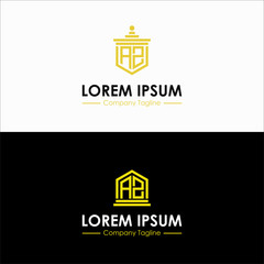 Inspiring company logo designs from the initial letters AZ  logo. -Vectors