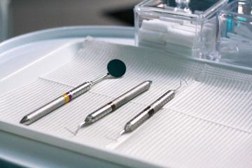 Surgical instruments in the operating room