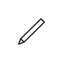 pencil icon vector trendy style