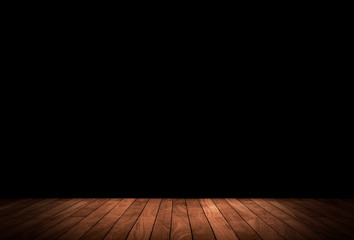 abstract woodden dark wall .studio room wood for background or web and present product.