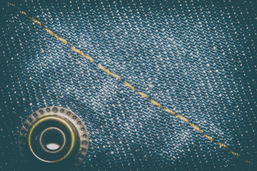 Blue jeans texture background and - obrazy, fototapety, plakaty