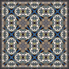 Seamless pattern .Vector illustration. Use this pattern in the design of carpet, shawl, pillow, textile, ceramic tiles 