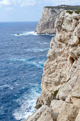 Fototapeta na wymiar Landscape view of Capo Caccia, Alghero, Sardinia, Italy