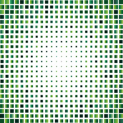 Mosaic background of green glitter