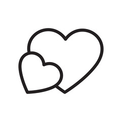 Hearth Icon Vector Design Template