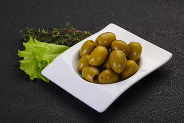 Big green olives
