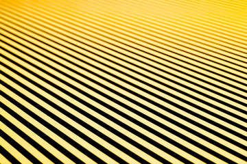 Obraz premium parallel alternating pattern of yellow and shadows