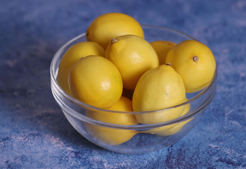 Lemons in a bowl