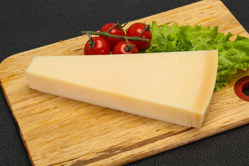 Italian traditional parmesan cheese triangle