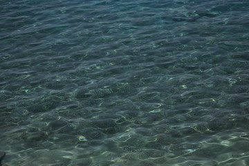 water ripples and reflections-Mediterranean sea, Peloponnese coast, southern Greece