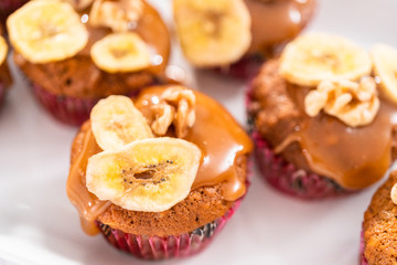 Baking banana bread