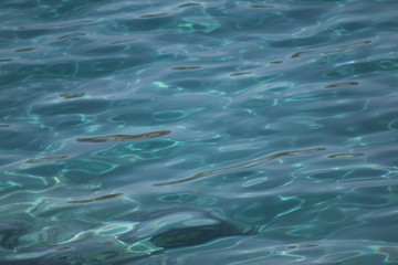 water ripples and reflections-Mediterranean sea, Peloponnese coast, southern Greece