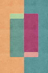 Simple Color Design Print