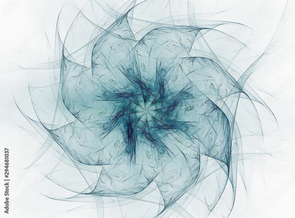 Poster computer generated fractal artwork for creative design, art and entertainment. background with rotat