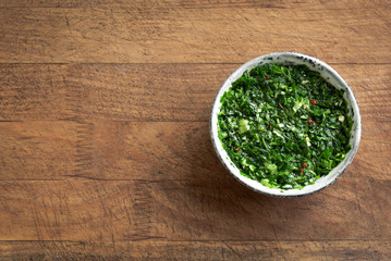 Chimichurri sauce