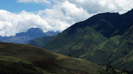 Obraz na płótnie Canvas natural mountain views of peru