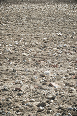 Drought land concept