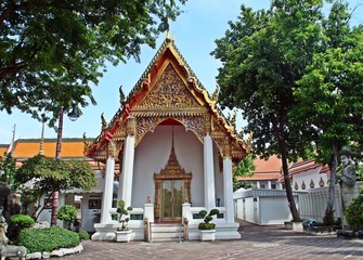 Templo budista de Bangkok (Tailandia).