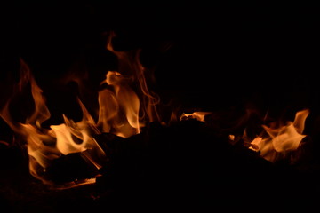 Fuego de chimenea