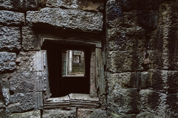 An old stone gallery.
