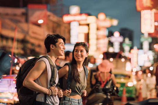 Backpackers Traveling at Asia