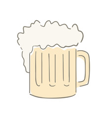 Fresh beer illustration