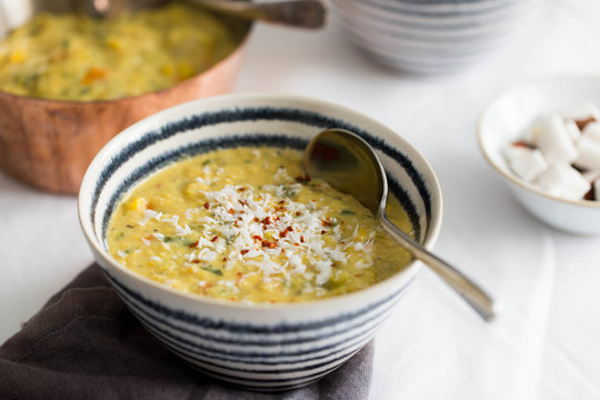 Corn And Coconut Chowder Soup