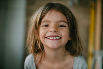 portrait of cute young girl