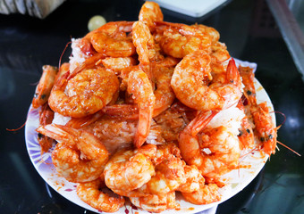 .Sticky Rice Shrimp Sushi