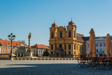 Catholic Dome,Union Square City Timisoara,Romania
