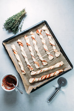 Food: Homemade pizza twister