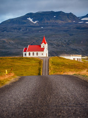 Ingjaldshólskirkja church, Snafellsnes Peninsula, West Iceland