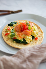 Smoked Salmon Flatbread