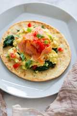 Smoked Salmon Flatbread