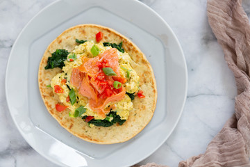 Smoked Salmon Flatbread