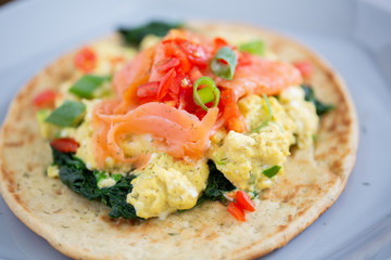 Smoked Salmon Flatbread