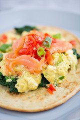 Smoked Salmon Flatbread