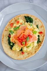 Smoked Salmon Flatbread