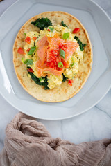 Smoked Salmon Flatbread