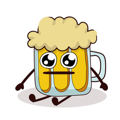 Cute Cartoon Beer