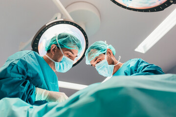 Surgeons in the operating room