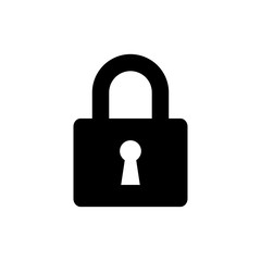 Padlock icon trendy