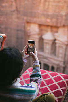 Exploring the ancient city of Petra, Jordan