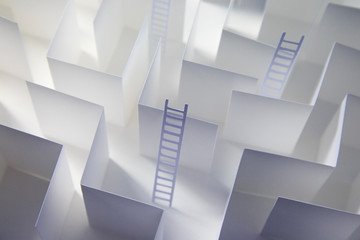Paper Ladders and Maze
