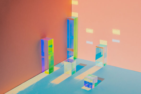 Iridescent abstract